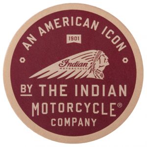 Indian Motorcycles Leather Patch Red