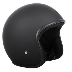 RXT Low Rider Open Face Matt Black Helmet