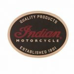 Indian Motorcycles Leather Patch Black